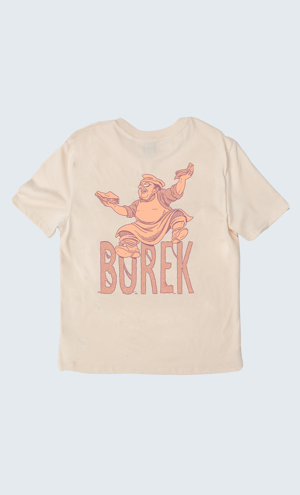 BUREK PREMIUM TEE - PEKAR NATURAL RAW / PINK