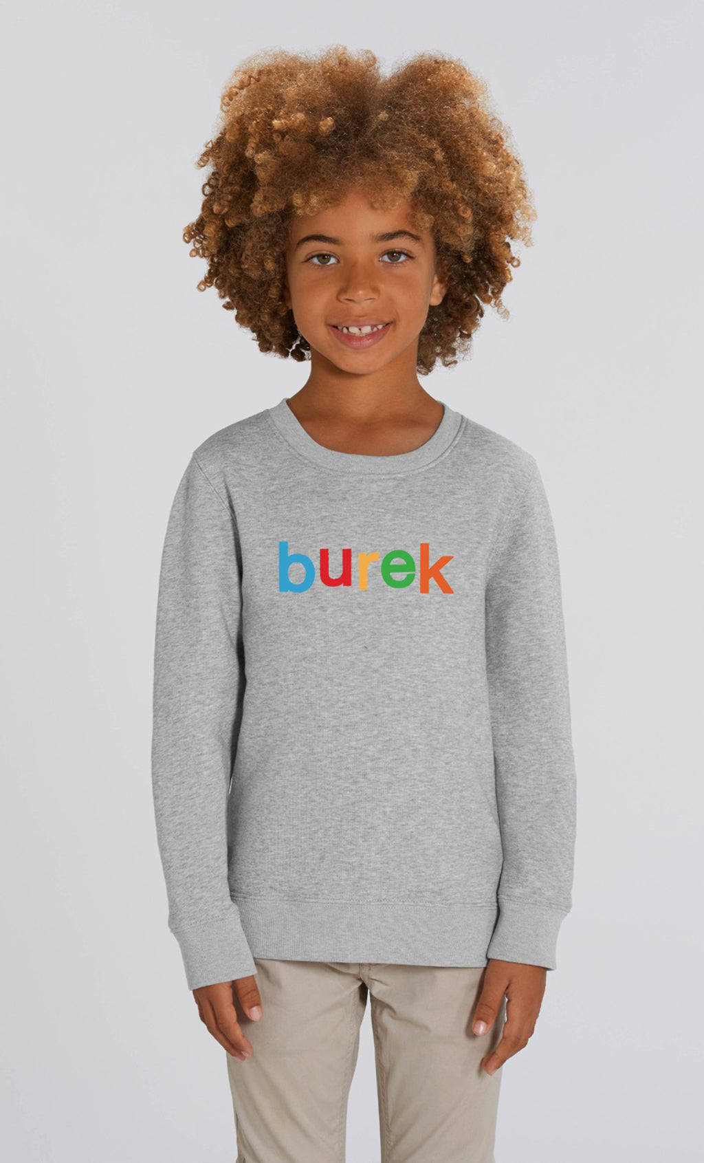 BUREK JUNIOR PREMIUM SWEATSHIRT - GRAY