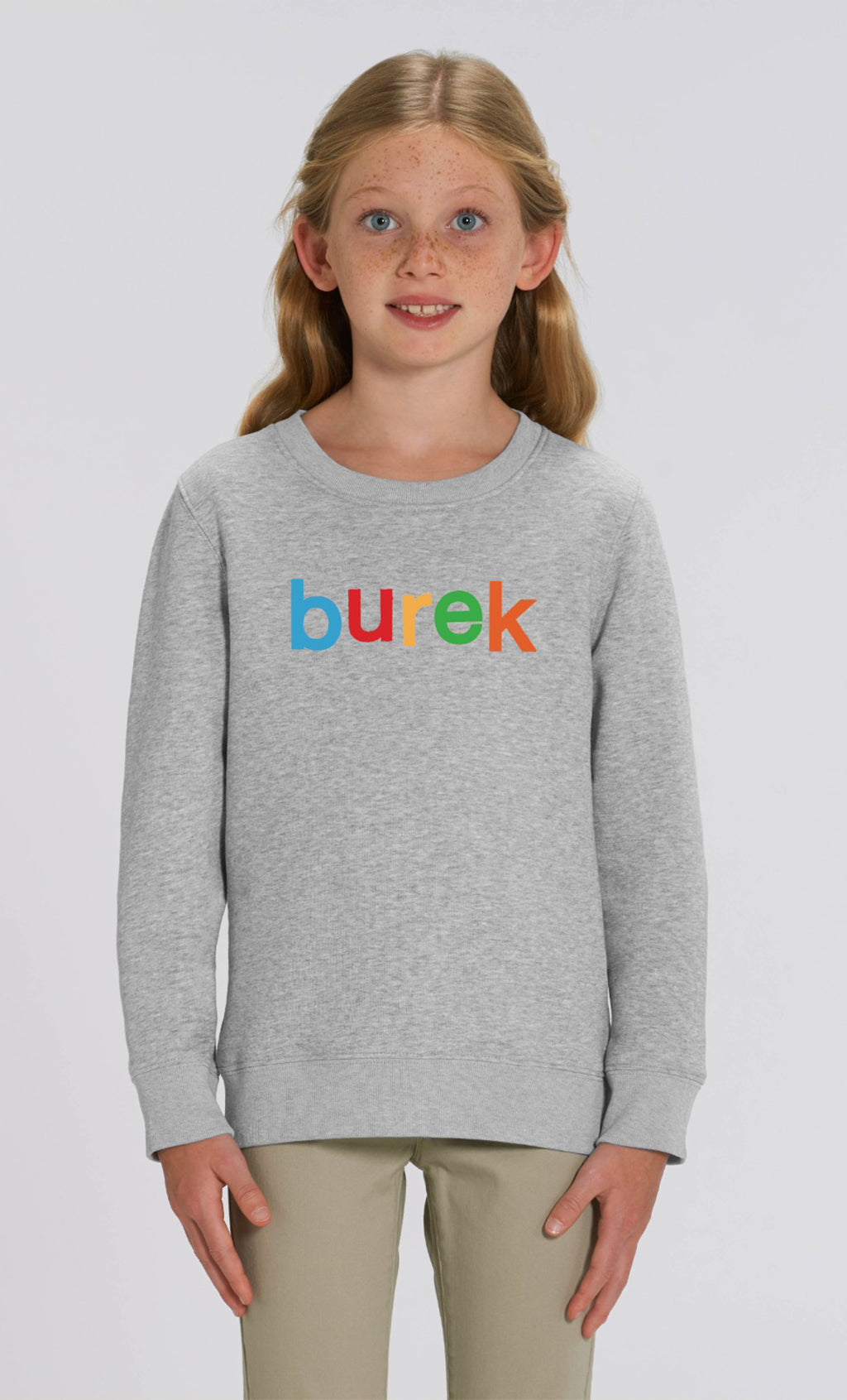 BUREK JUNIOR PREMIUM SWEATSHIRT - GRAY