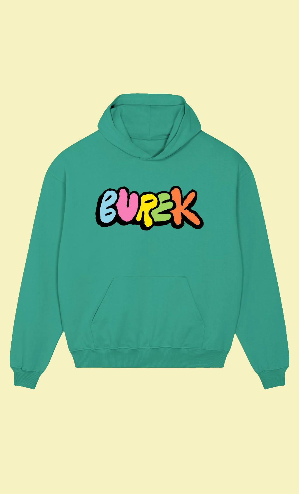 BUREK PREMIUM HEAVYWEIGHT OVERSIZE HOODIE - 400 GSM - LIMITED EDITION - GREEN