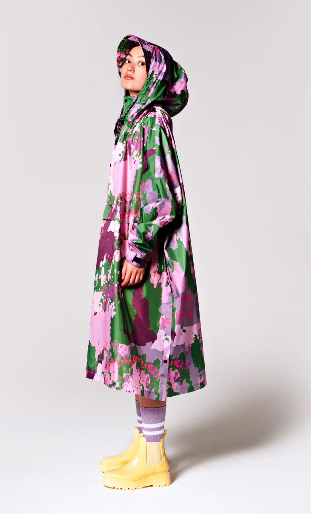 RAINKISS DIGI SPRING CAMO - RAIN PONCHO