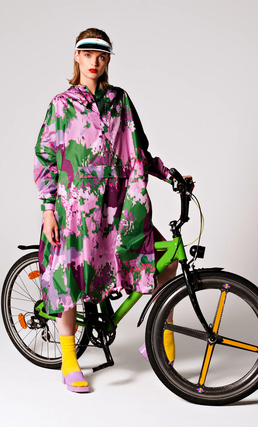 RAINKISS DIGI SPRING CAMO - RAIN PONCHO
