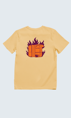 BUREK PREMIUM TEE - KIOSK VIOLET / ORANGE