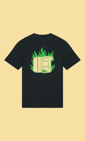 BUREK PREMIUM TEE - KIOSK BLACK/GREEN